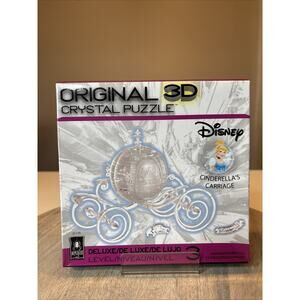 Disney Cinderella’s Carriage Original 3D Crystal Puzzle Deluxe Level 3 Sealed